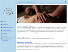 Tablet Screenshot of massagebyvirginia.com